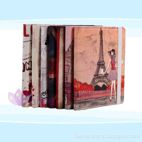 High quality PU case for iPad , OEM design case